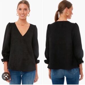Tuckernuck Suede Blouse